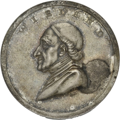 Medaille aus dem Jahr 1812 auf Christoph Martin Wieland