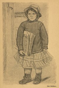 Wolfthorn, Julie: Meine Zeitungsfrau im Jahre 1915 (aus: Wachtfeuer)