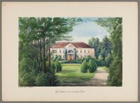 Hann von Weyhern, Adelaide (geb. Kahle): Buckow/Märkische Schweiz, Schloss von der Gartenseite - Bl. 19