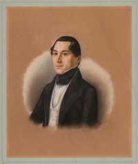Schubert, Emilie: Porträt des Ehemanns von Auguste Schubert (zugeschrieben)
