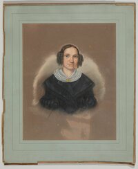 Schubert, Emilie: Porträt einer Dame aus der Familie Schubert (zugeschrieben)