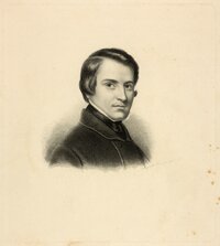 Hüssener, Auguste: Porträt Louis Blanc