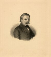 Hüssener, Auguste: Porträt Moritz von Schwind