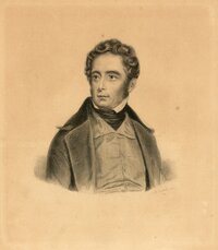 Hüssener, Auguste: Porträt Alphonse de Lamartine