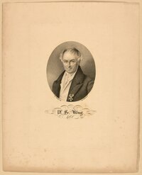 Hüssener, Auguste: Porträt Johann Christoph Friedrich Klug