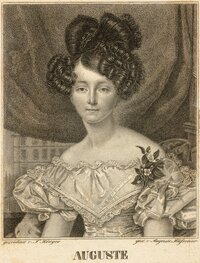 Hüssener, Auguste: Porträt Augusta, Prinzessin von Preußen, geb. Prinzessin von Sachsen-Weimar