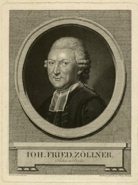 Lisiewska, Friederike Julie (Vorlage): Porträt Johann Friedrich Zöllner