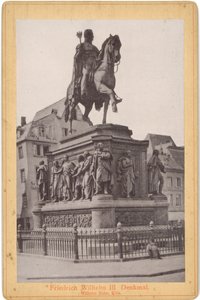 Köln: Reiterstandbild König Friedrich Wilhelms III. von Preußen auf dem Heumarkt