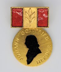 Johann-Gottfried-Herder-Medaille (1. Stufe Gold), DDR, nach 1957