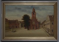 Eisfeld, Albert (zugeschrieben): Altstädtisches Rathaus von Brandenburg (Havel), 1848