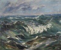 Schreiber de Grahl, Hannah: Welle - tobende Meereswogen im Sturm