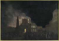 Der Brand der Nikolaikirche zu Potsdam am 3. September 1795