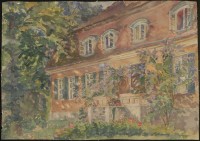 Körner, Gertrud: Domlinden 25 von der Gartenseite, vor 1900