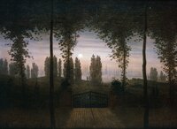 Landschaft mit Pergola und Gartentor (sog. Gedächtnisbild für Johann Emanuel Bremer)