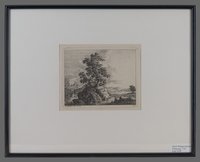 Hackert, Jakob Philipp: Rügenlandschaft mit einem großen Baum , 1763