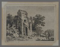 Hackert, Jakob Philipp: Normannische Landschaft mit einem verlassenen Haus, 1767