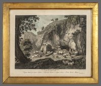 Hackert, Jakob Philipp (nach): Grotte von Chevres, 1784