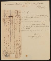 Diverse Rechnungen und Quittungen des Comités für Errichtung des Goetheschen Denkmals 1837-1844