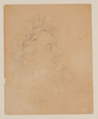Goethe auf dem Totenbett [nach der Zeichnung Prellers von 1832]