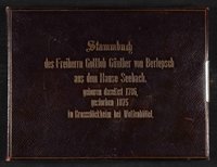 Stammbuch des Freiherrn von Berlepsch