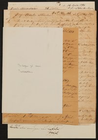 Beilagen zu den Protokollen des Comités zur Errichtung des Goetheschen Denkmals von Schwanthaler aus den Jahren 1837-1844