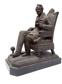 Alexander von Humboldt, auf einem Sessel sitzend