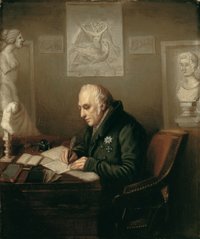 Wilhelm von Humboldt in seinem Arbeitszimmer auf Schloß Tegel