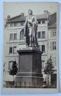 Unbekannter Fotograf, Frankfurt, Schiller-Denkmal, ca. 1866