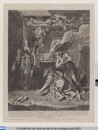König Saul in der Höhle der Hexe von Endor
