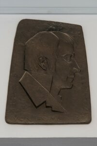 WV 52, Porträt Alexander von Humboldt im Profil nach rechts, um 1957