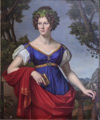 Porträt der Herzogin Julie von Anhalt-Köthen, von Caroline Bardua, 1822