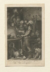 Illustration zu Schillers Räubern, 1. Akt., 2. Sz.
