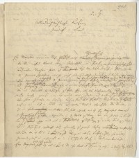 Brief von Seume an Feodorowna vom Januar 1810
