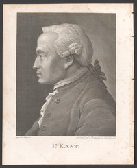 Porträt Immanuel Kant (1724-1804)