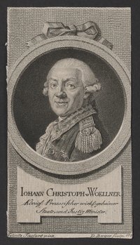 Porträt Johann Christoph von Woellner (1732-1800)