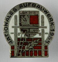 Abzeichen, NAW, in Silber, Wolmirstedt