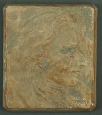 Gipsabguss, Portrait Friedrich Schiller
