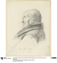Bildnis Johann Gottfried Schadow (Brustbild von der Seite)