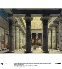 Hof der ägyptischen Abteilung des Neuen Museums zu Berlin