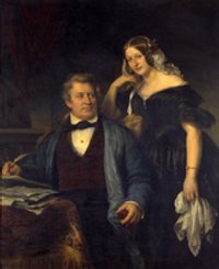 Doppelbildnis des Konsuls Friedrich Klentz und seiner Frau