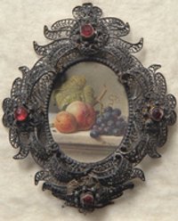 Fruchtstück. Miniatur aus der Sammlung Loewe
