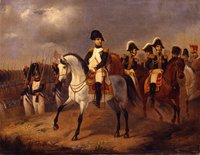 Napoleon I. mit seinen Generalen
