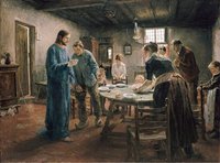 Das Tischgebet ("Komm, Herr Jesu, sei unser Gast")