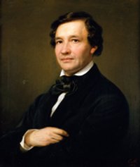 Porträt des Pianisten und Komponisten Wilhelm Taubert