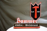 Werbeaufsteller Hammer-Brennerei