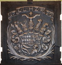 Ofenplatte mit dem Württembergischen Herzogswappen