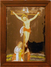 Anton Greßle: Maria Magdalena unter dem Kreuz