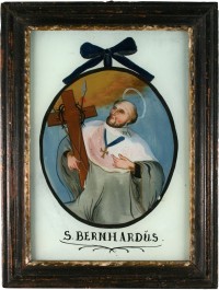 Hl. Bernhard von Clairvaux mit dem Kreuz