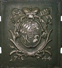 Ofenplatte mit dem Württembergischen Herzogswappen
