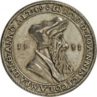 Medaille von Jacob Stampfer auf Johannes Oekolampad, nach 1531